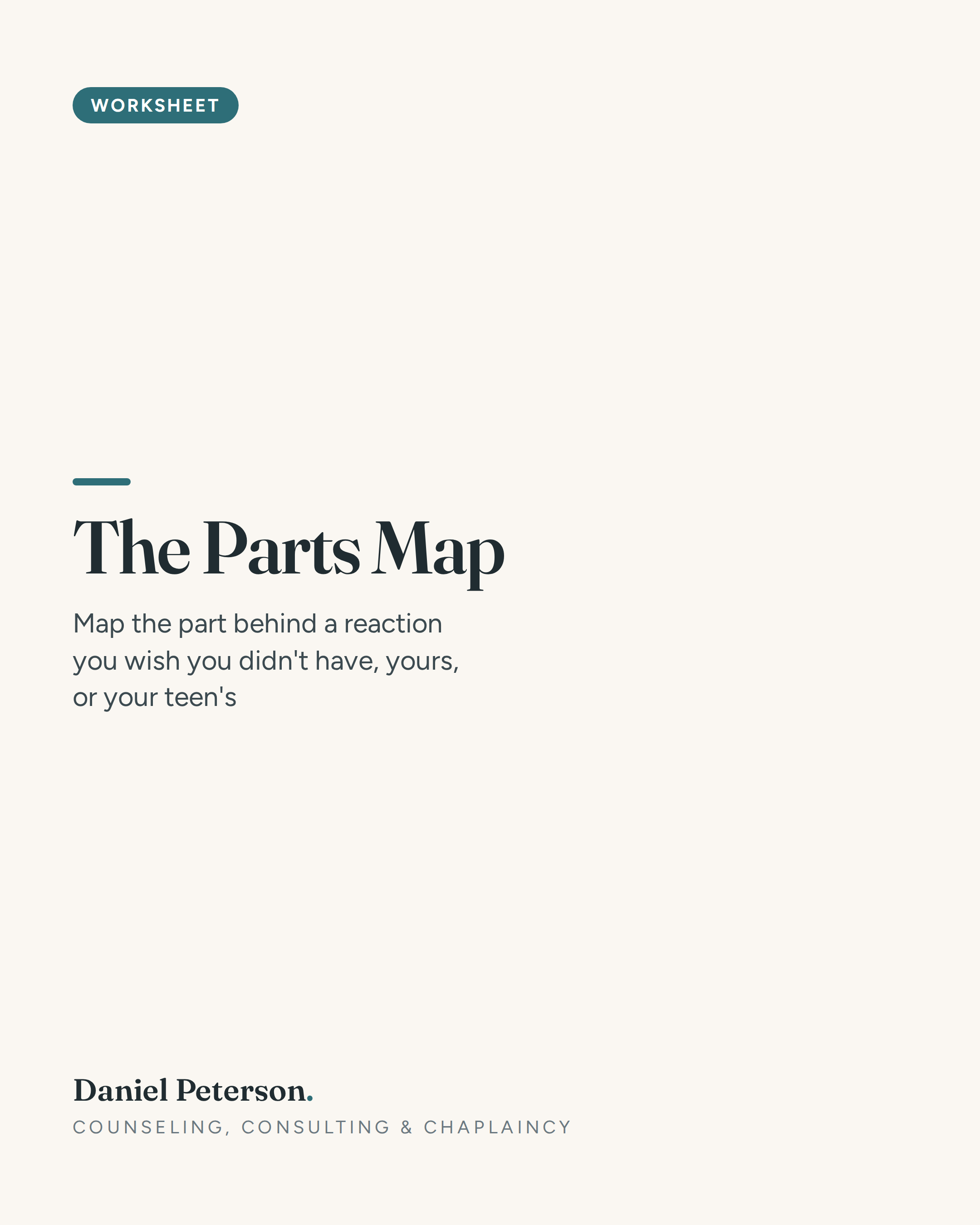 The Parts Map cover