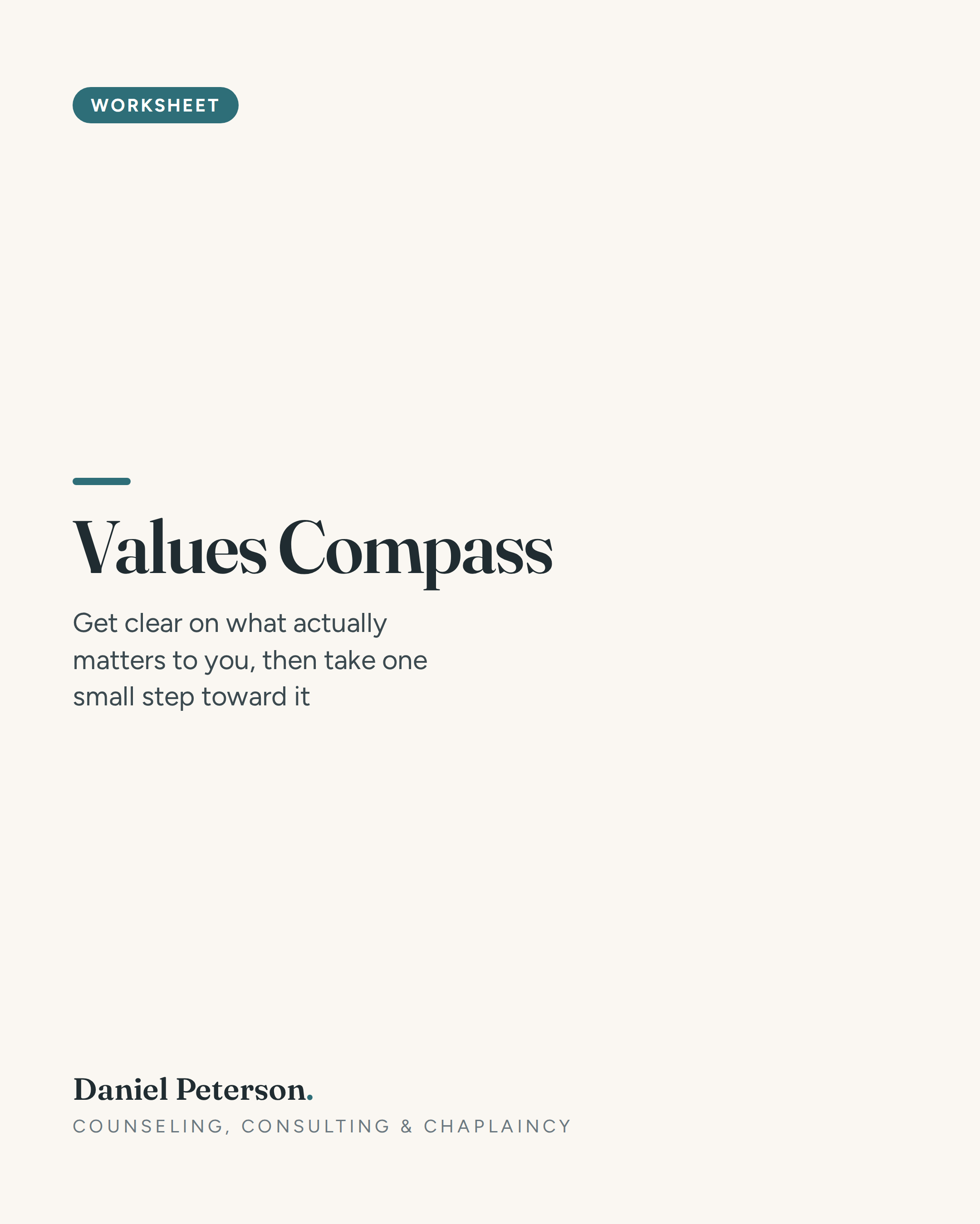 Values Compass cover